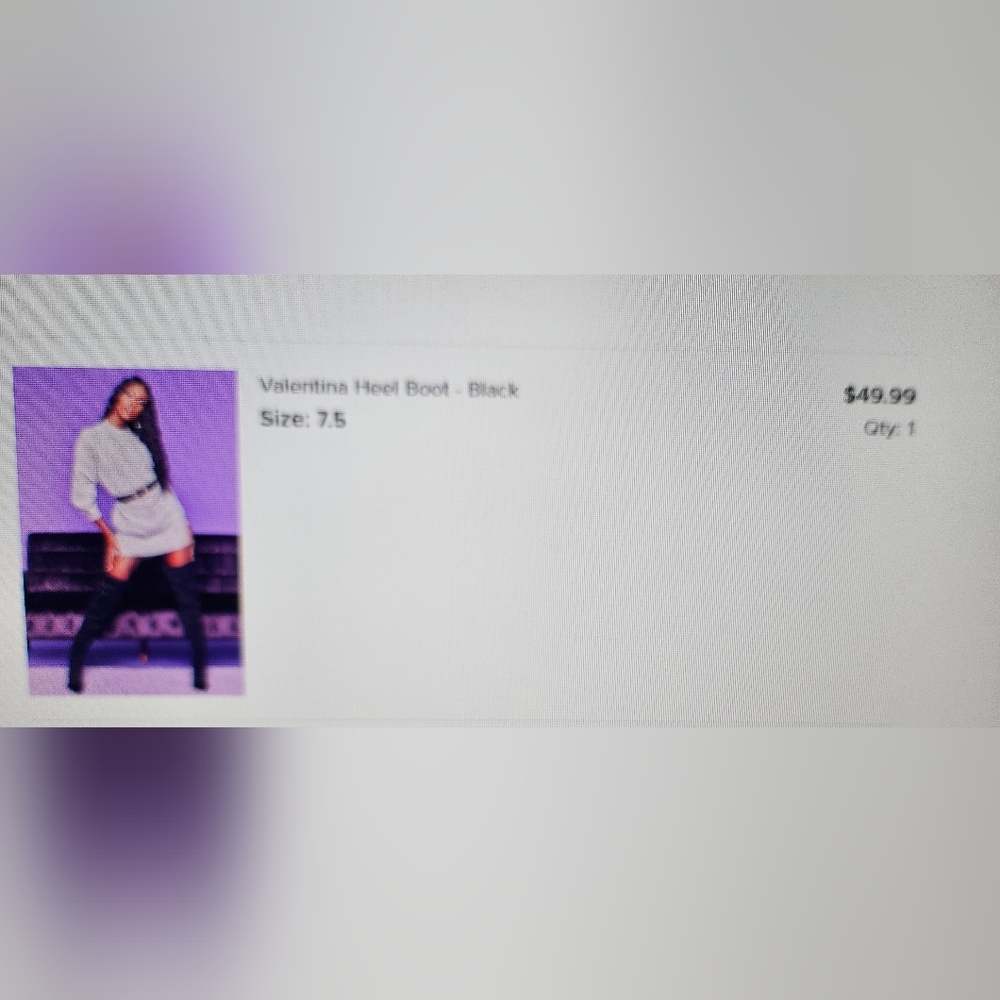 [SOLD]Fashion Nova Black Thigh High Boots - Picture 10 of 10